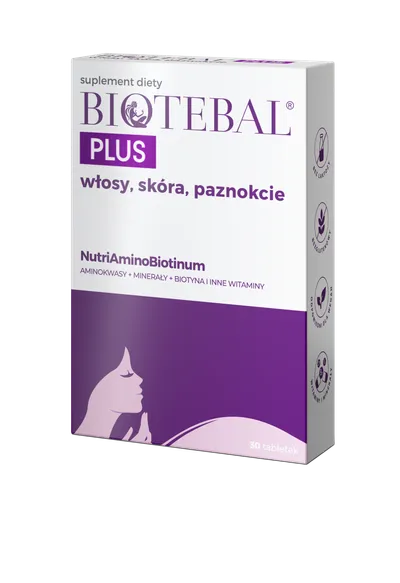 Biotebal Biotebal Plus, Suplement diety na włosy, skórę i paznokcie