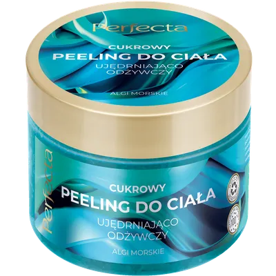 Perfecta Spa, Cukrowy peeling do ciała ujędrniająco-odżywczy `Algi morskie`