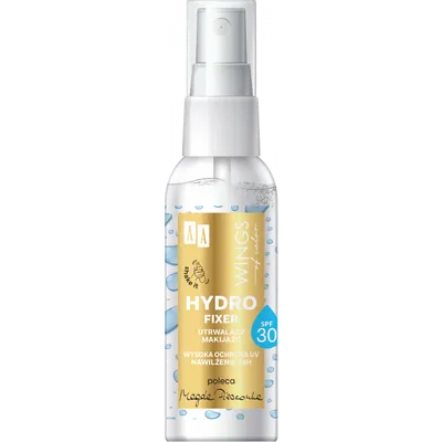 AA Wings of Color Hydro Fixer, Utrwalacz makijażu z wysoką ochroną UV SPF 30