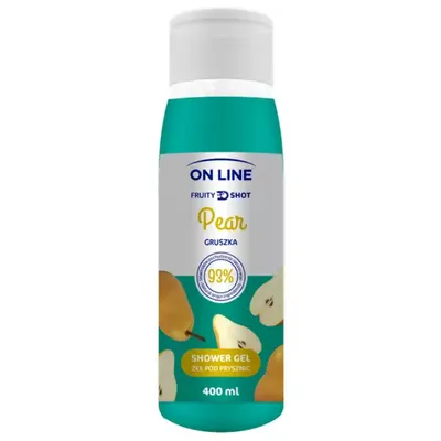 On Line Fruity Shot, Pear Shower Gel (Żel pod prysznic `Gruszka`)
