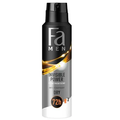 Fa Men Invisible Power Anti-Perspirant Dry 72h (Antyperspirant w spreju dla mężczyzn)