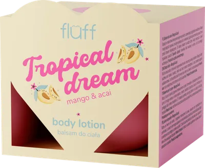 Fluff Tropical Dream, Mango & Acai, Body Lotion (Mango i Acai, Balsam do ciała)