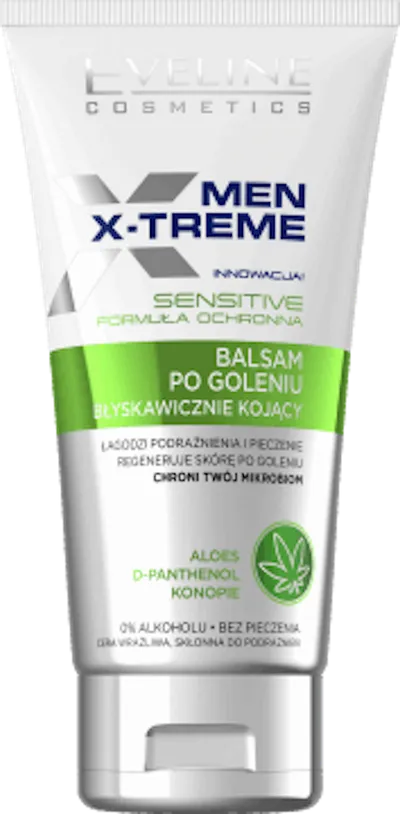 Eveline Cosmetics Men X-treme, Balsam po goleniu błyskawicznie kojący 0% alkoholu