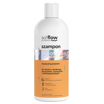 so!flow Szampon humektantowy do włosów z tendencją do puszenia, wysuszania i średnioporowatych `Smooth Hair Criminal`