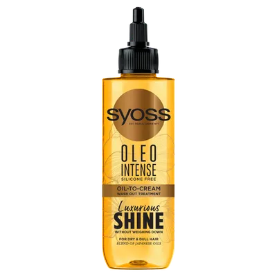 Syoss Oleo Intense, Luxurious Shine Oil-to-Cream Wash Out Treatment (Kuracja do włosów do spłukiwania)