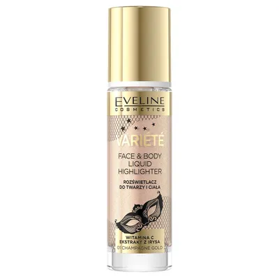 Eveline Cosmetics Variete, Face & Body Liquid Highlighter (Rozświetlacz do twarzy i ciała)