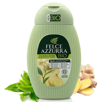 Felce Azzurra Bio, Te Verde e Zenzero Doccia Gel (Żel pod prysznic)