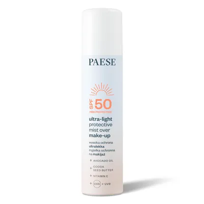 Paese Ultra-Light Protective Mist Over Make-Up SPF50 (Ultralekka mgiełka ochronna na makijaż SPF50)