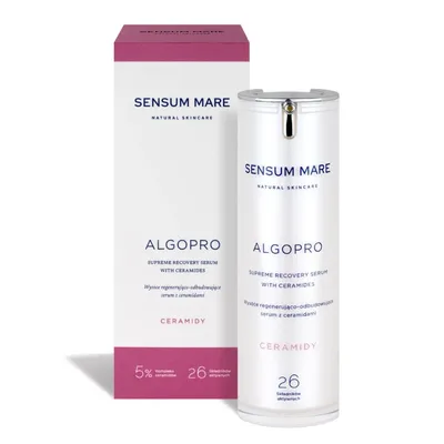 Sensum Mare Dermocosmetics Algopro, Supreme Recovery Serum with Ceramides (Wysoce regenerująco-odbudowujące serum z 5% kompleksem ceramidów)