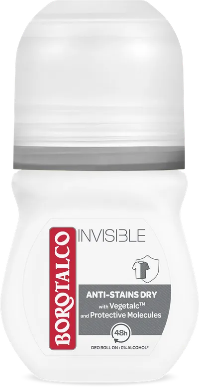 Borotalco Invisible, Antyperspirant w kulce 48h