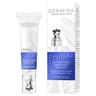 Dermika Esthetic Solutions, Peptide, Aktywny krem ujędrniający pod oczy na dzień i na noc