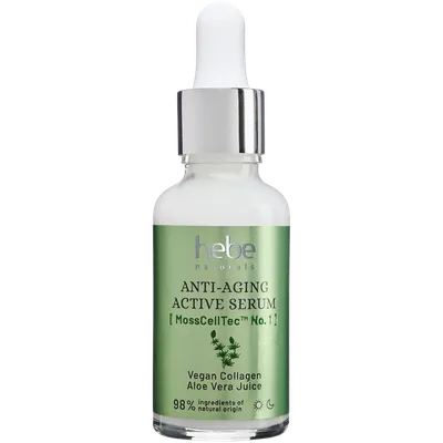 Hebe Naturals, MossCellTec No. 1, Anti-Aging Active Serum (Aktywne serum przeciwstarzeniowe do twarzy)