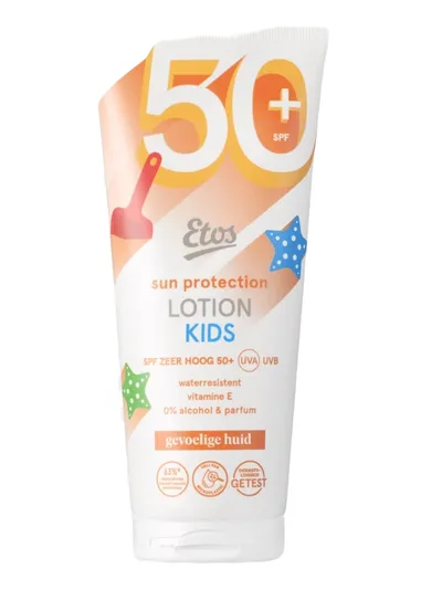 Etos Kids, Sun Protection Lioton SPF50+ (Mleczko do opalania dla dzieci i niemowląt SPF50+)