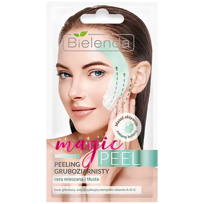 Bielenda Magic Peel, Peeling gruboziarnisty do cery mieszanej i tłustej