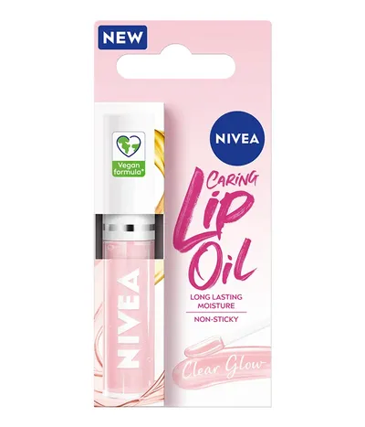 Nivea Caring Lip Oil Clear Glow (Pielęgnujący olejek do ust)