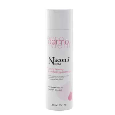 Nacomi Next Lvl, Dermo, Strengthening & Revitalizing Shampoo (Wzmacniająco-rewitalizujący szampon do włosów)