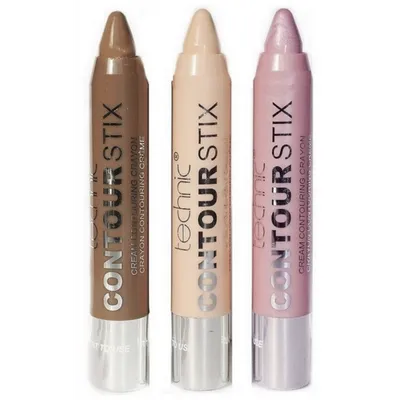 Technic Contour Stix, Cream Contour Crayons (Zestaw kredek do konturowania)