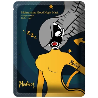 Mediect Moisturizing Good Night Mask (Nawilżająca maska na dobranoc)