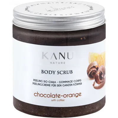 Kanu Nature Peeling do ciała z dodatkiem kawy `Czekolada - pomarańcza`