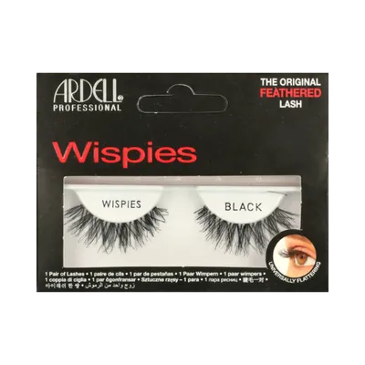 Ardell Lashes Wispies, Black, Sztuczne rzęsy na pasku