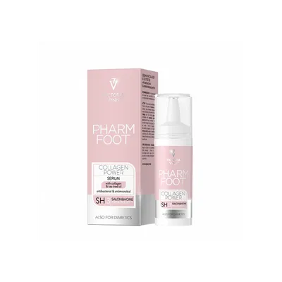 Victoria Vynn Foot Pharm, Serum with Collagen and Tea Tree Oil (Serum kolagenowe z olejkiem z drzewa herbacianego)