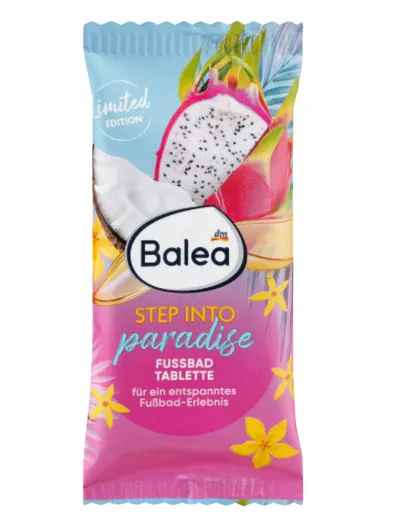 Balea Step into Paradise, Foot Bath Tablette (Krok do raju, Tabletki do kąpieli stóp)