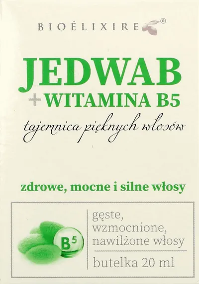 Bioelixire Jedwab + witamina B5, Serum do włosów