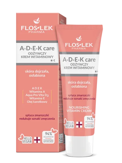 Floslek A+D+E+K Care, Odżywczy krem witaminowy