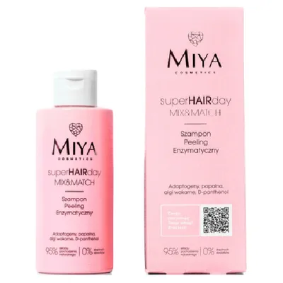 Miya Cosmetics superHAIRday, Mix & Match, Szampon peeling enzymatyczny