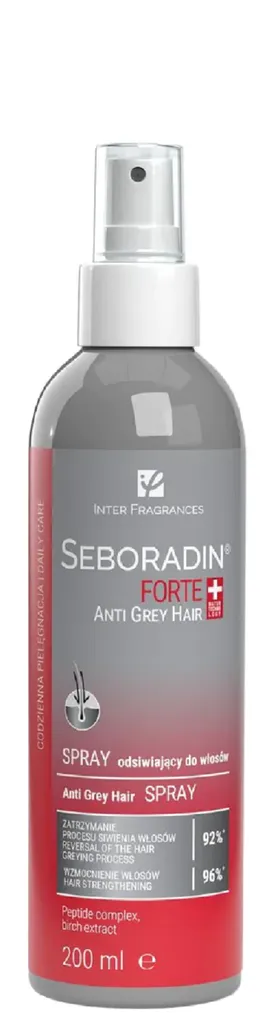 Seboradin Forte, Anti Grey Hair, Spray odsiwiający do włosów