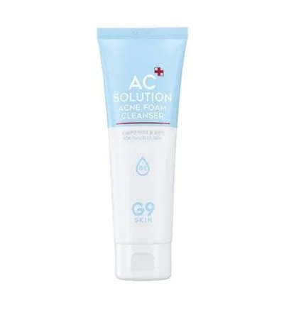 G9Skin AC Solution, Acne Foam Cleanser (Pianka do mycia twarzy z kwasami  BHA)