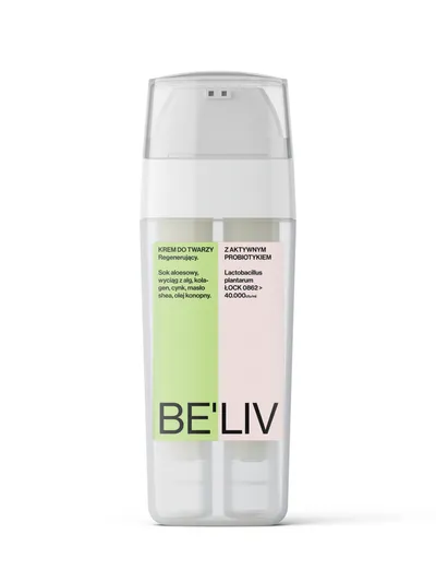 Be'liv Regenerating Face Cream with an Active Probiotic (Regenerujący krem do twarzy z aktywnym probiotykiem)