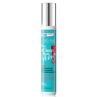 Eveline Cosmetics # Clean Your Skin, Punktowy żel przeciw pryszczom i zaskórnikom do twarzy