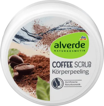 Alverde Coffee Scrub Körperpeeling (Peeling kawowy)
