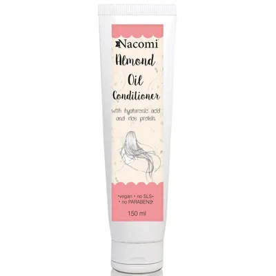 Nacomi Almond Oil Conditioner (Nawilżająca odżywka do włosów z olejem ze słodkich migdałów)