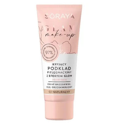 Soraya Glam Make-Up, Kryjący podkład pielęgnacyjny z efektem glow