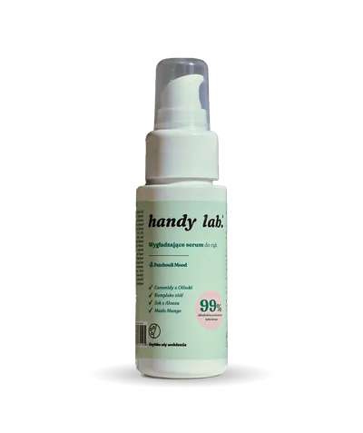 Handy Lab Patchuli Mood, Wygładzające serum do rąk