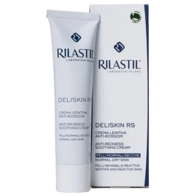 Istituto Ganassini Rilastil, Deliskin RS, Crema Lenitiva Anti-Rossori (Krem do skóry z problemami naczynkowymi)