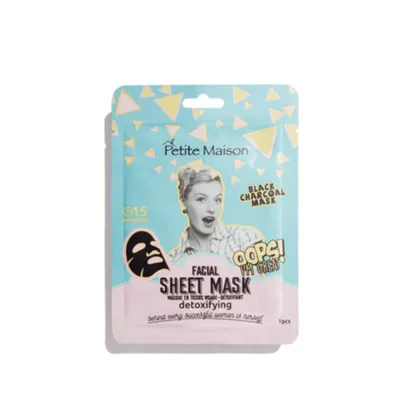 Petite Maison Oops!My Great, Detoxifying Facial Sheet Mask (Detoksykująca maska na płachcie do twarzy)