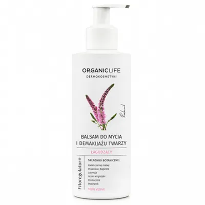 Organic Life Żel do mycia i demakijażu twarzy łagodzący