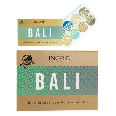 Ingrid Cosmetics Bali, Blue Lagoon Eyeshadow Palette (Paleta cieni do powiek)