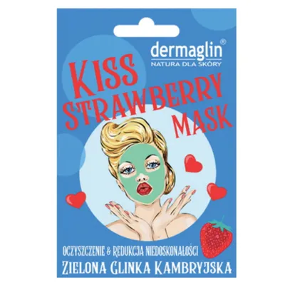 Dermaglin Maseczka oczyszczająca z truskawką `Kiss strawberry`