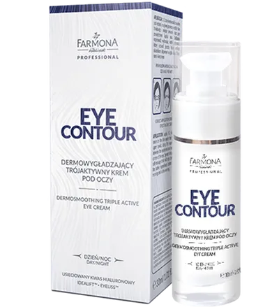 Farmona System Professional Eye Contour, Dermowygładzający trójaktywny krem pod oczy