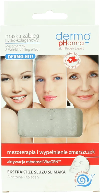 Dermo Pharma Skin Repair Expert,  Maska zabieg hydro-kolagenowy 'Aktywacja młodości VitaGEN '
