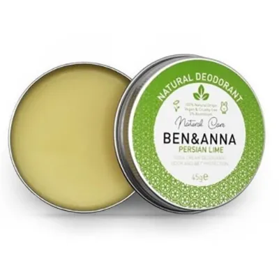 Ben&Anna Persian Lime Soda Cream Natural Deodorant (Naturalny dezodorant na bazie sody w kremie w aluminiowej puszce)