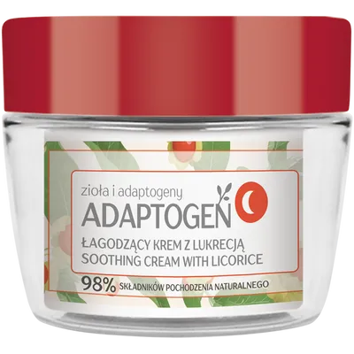 Floslek Adaptogen, Łagodzący krem na noc z lukrecją