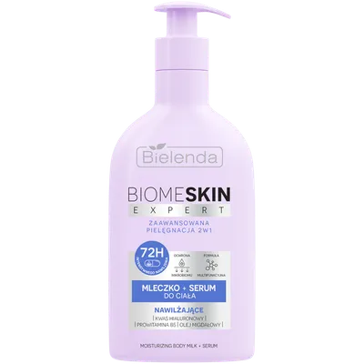 Bielenda Biome Skin Expert, Nawilżające mleczko-serum do ciała
