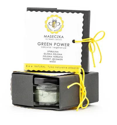 Miodowa Mydlarnia Maseczka do twarzy i dekoltu `Green Power`