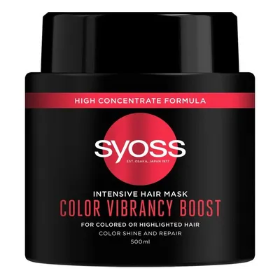 Syoss Color Vibrancy Boost, Intensive Hair Mask (Intensywnie regenerująca maska do włosów farbowanych i rozjaśnianych)
