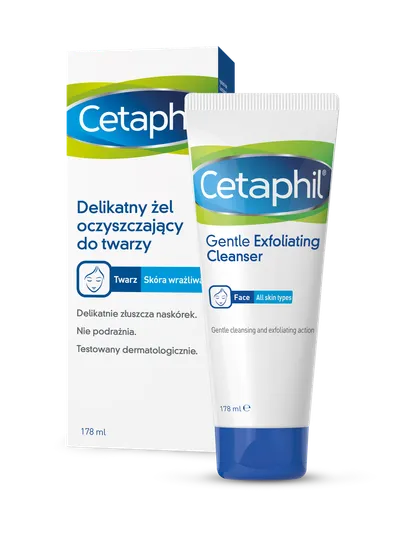 Cetaphil Gentle Exfoliating Cleanser (Delikatny żel oczyszczający z peelingiem)